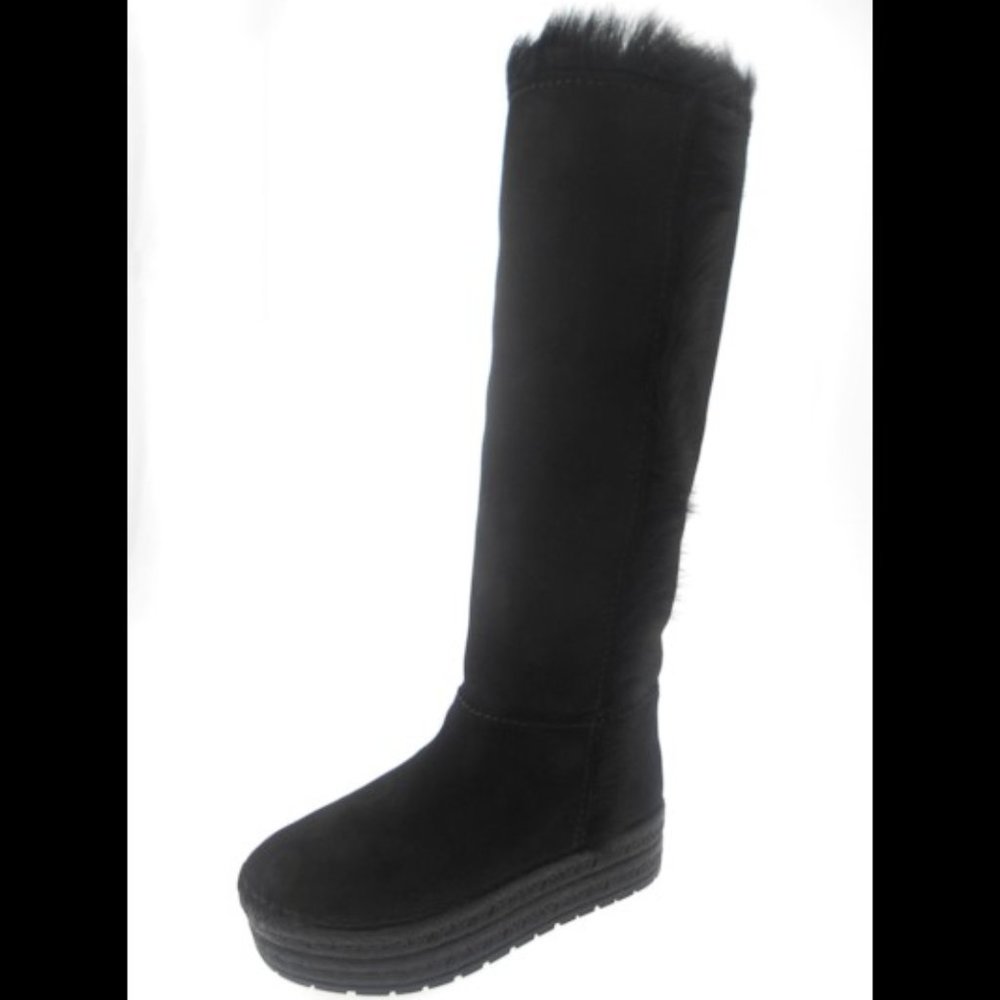 Prada Shearling boots Black New EU 41